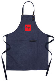 Tablier toile recyclée GRS Tome entreprise Bleu marine