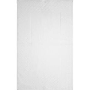 Tapis de bain doux publicitaire Blanc