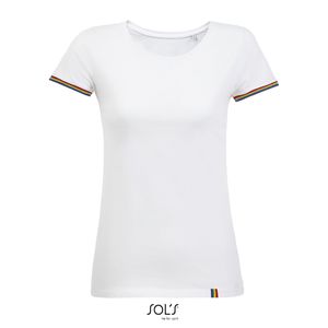 Tee-shirt personnalisable | Rainbow F Blanc