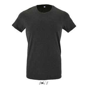 Tee-shirt personnalisée | Regent Fit Anthracite chiné