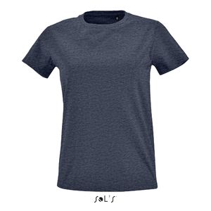 Tee-shirt personnalisée | Imperial Fit F Denim chiné