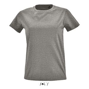 Tee-shirt personnalisée | Imperial Fit F Gris chiné