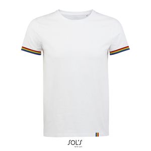 Tee-shirt personnalisée | Rainbow H Blanc