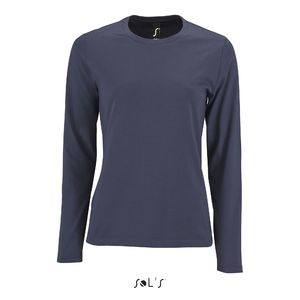 Tee-shirt publicitaire | Imperial LSL F Gris souris