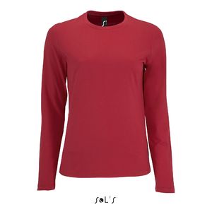 Tee-shirt publicitaire | Imperial LSL F Rouge