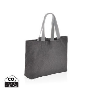 Grand tote bag Aware™ publicitaire Gris anthracite