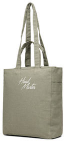 Tote bag zip toile recyclée Hilo AWARE™ personnalisé Vert