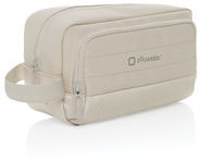 Trousse de toilette rPET AWARE™ Armond personnalisable Beige