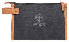 Trousse de toilette toile recyclée GRS Bosler personnalisée Noir