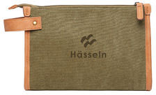 Trousse de toilette toile recyclée GRS Bosler personnalisée Vert