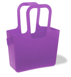 Cabas plastique publicitaires Violet