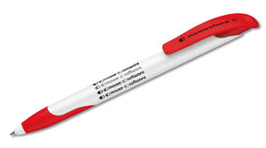 stylo personnalisé bas prix Rouge