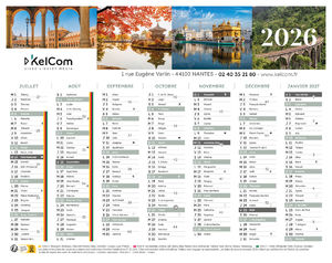 Calendrier personnalisé | Voyages 4